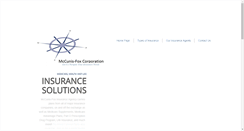 Desktop Screenshot of mccunisfox.com